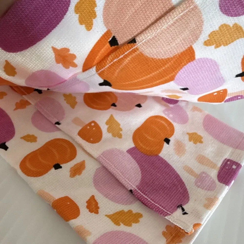 Ritz Pumpkin Kitchen Towel set of 2